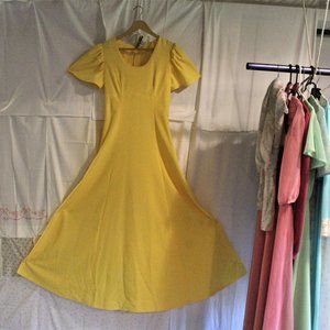 Beautiful Vintage Yellow Gown